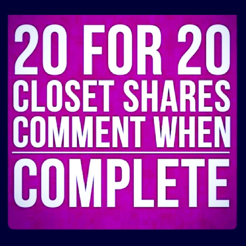 20 shares for 20 shares 🙌🙏👍